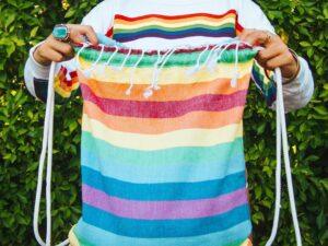 Striped towel